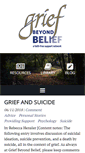 Mobile Screenshot of griefbeyondbelief.org